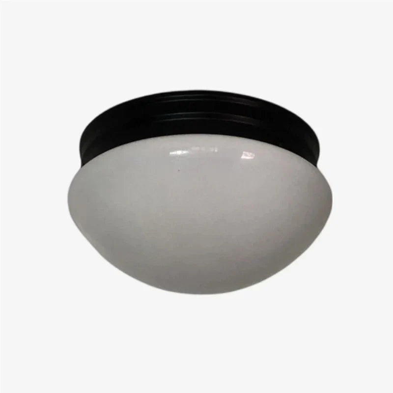Ribbed or Opal Glass Flush Mount Ceiling Light | Souliia