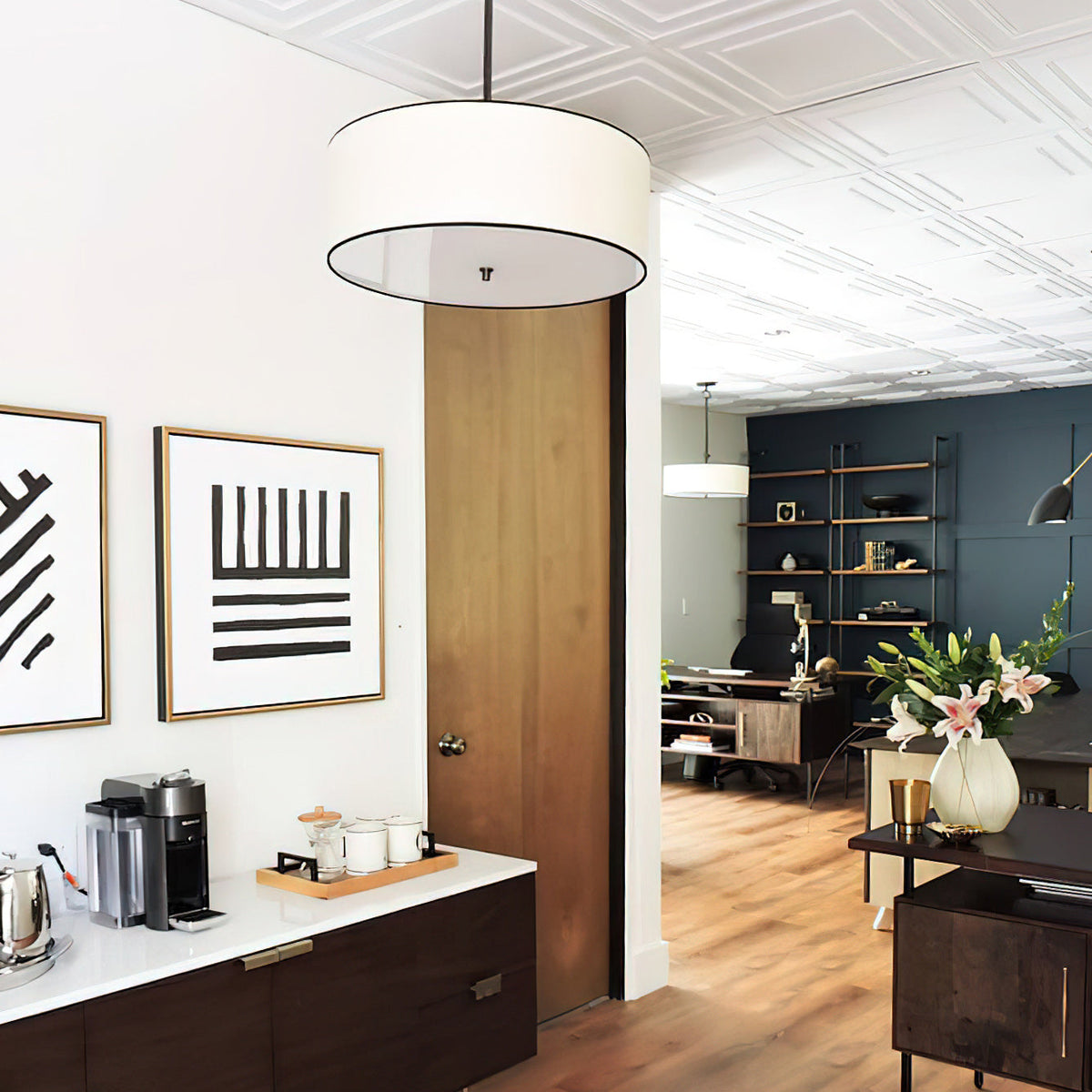 Reed Hanging Pendant Lamp | Souliia