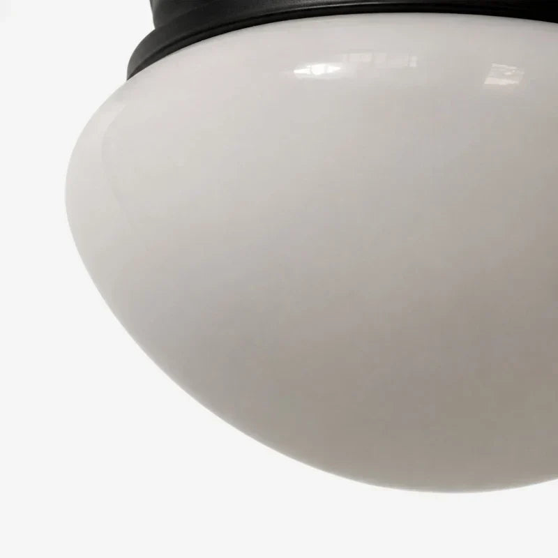 Ribbed or Opal Glass Flush Mount Ceiling Light | Souliia