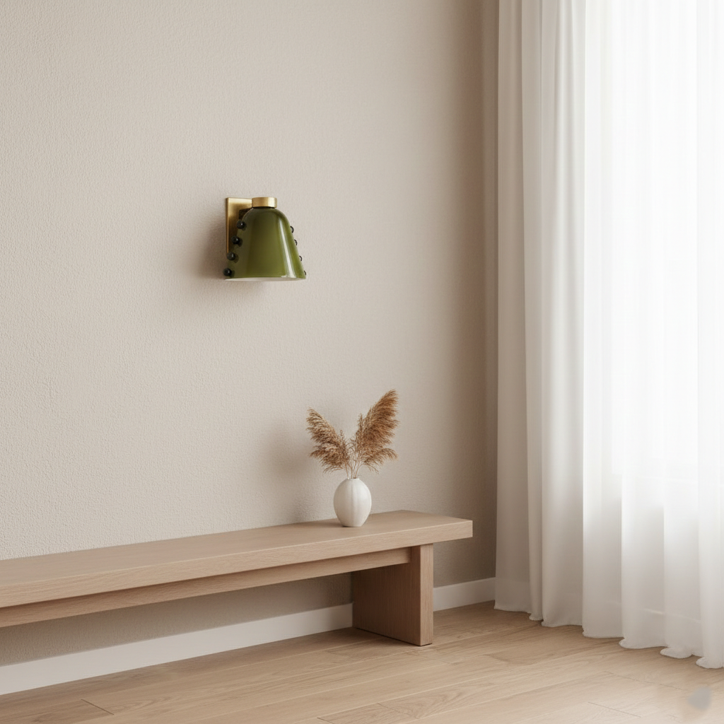 Makki Moderne Keramik Minimalistische Wandleuchte | Souliia
