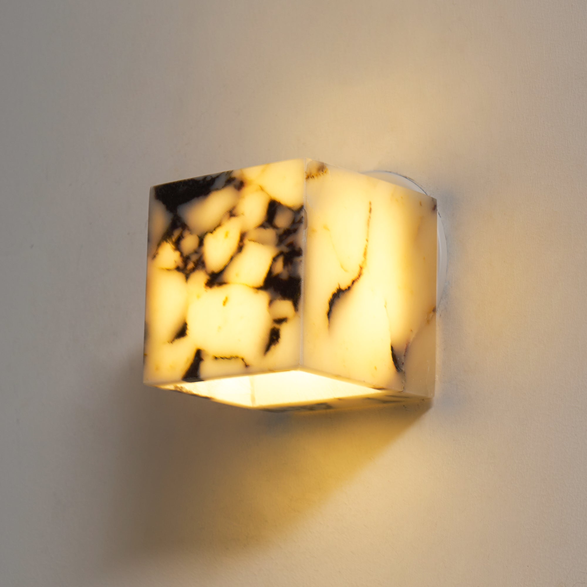 Square Marble Wall Lamp | Souliia