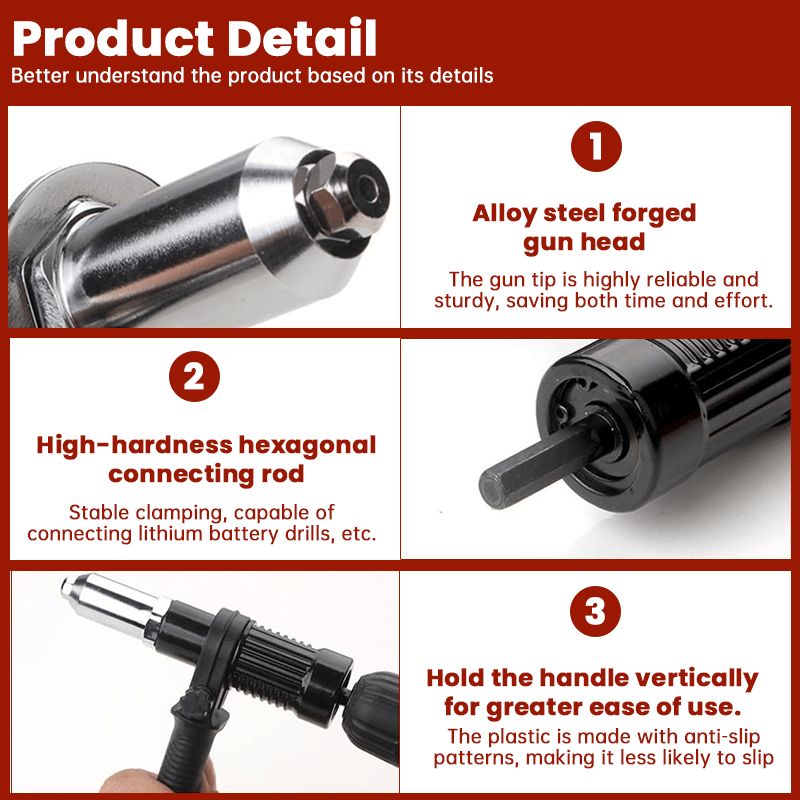 Transform Your Power Drill into a Precision Tool for Effortless Riveting - Souliia