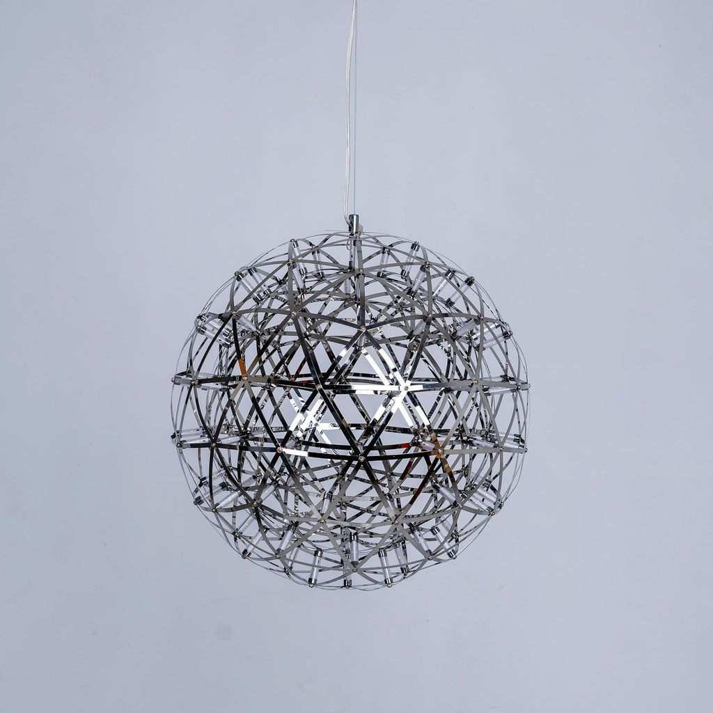 Silver Spark Ball Pendant Light | Souliia