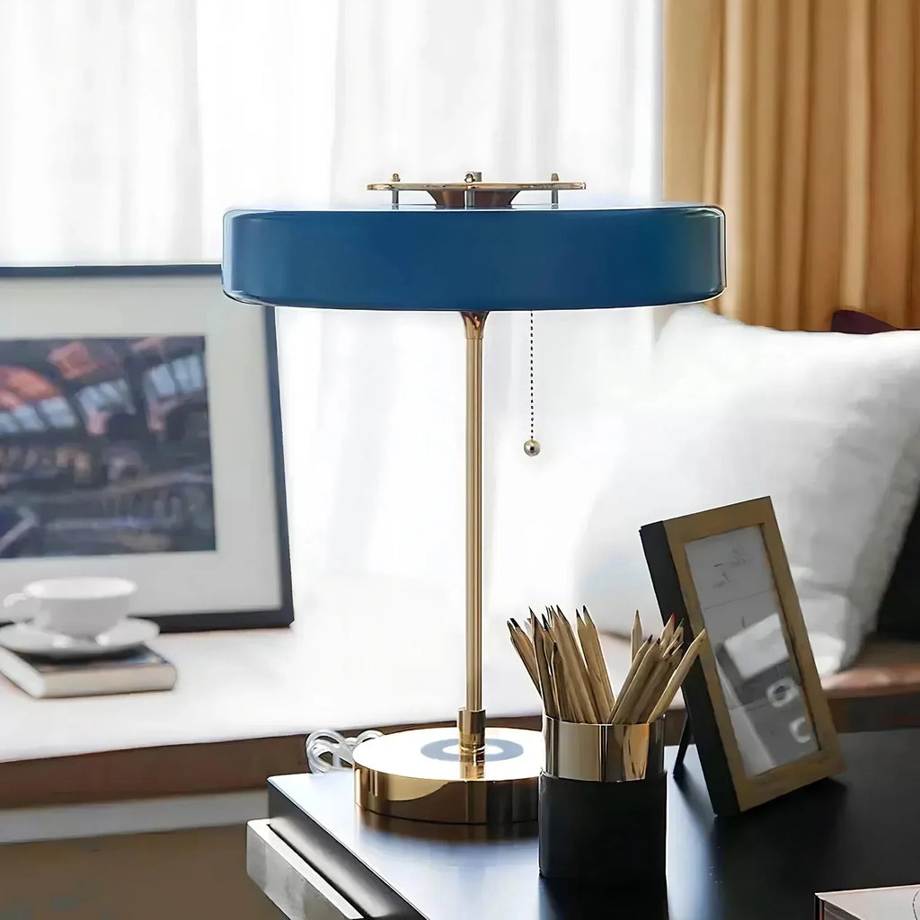 Radiant Tower of Light Minimalist Metal Table Lamp | Souliia
