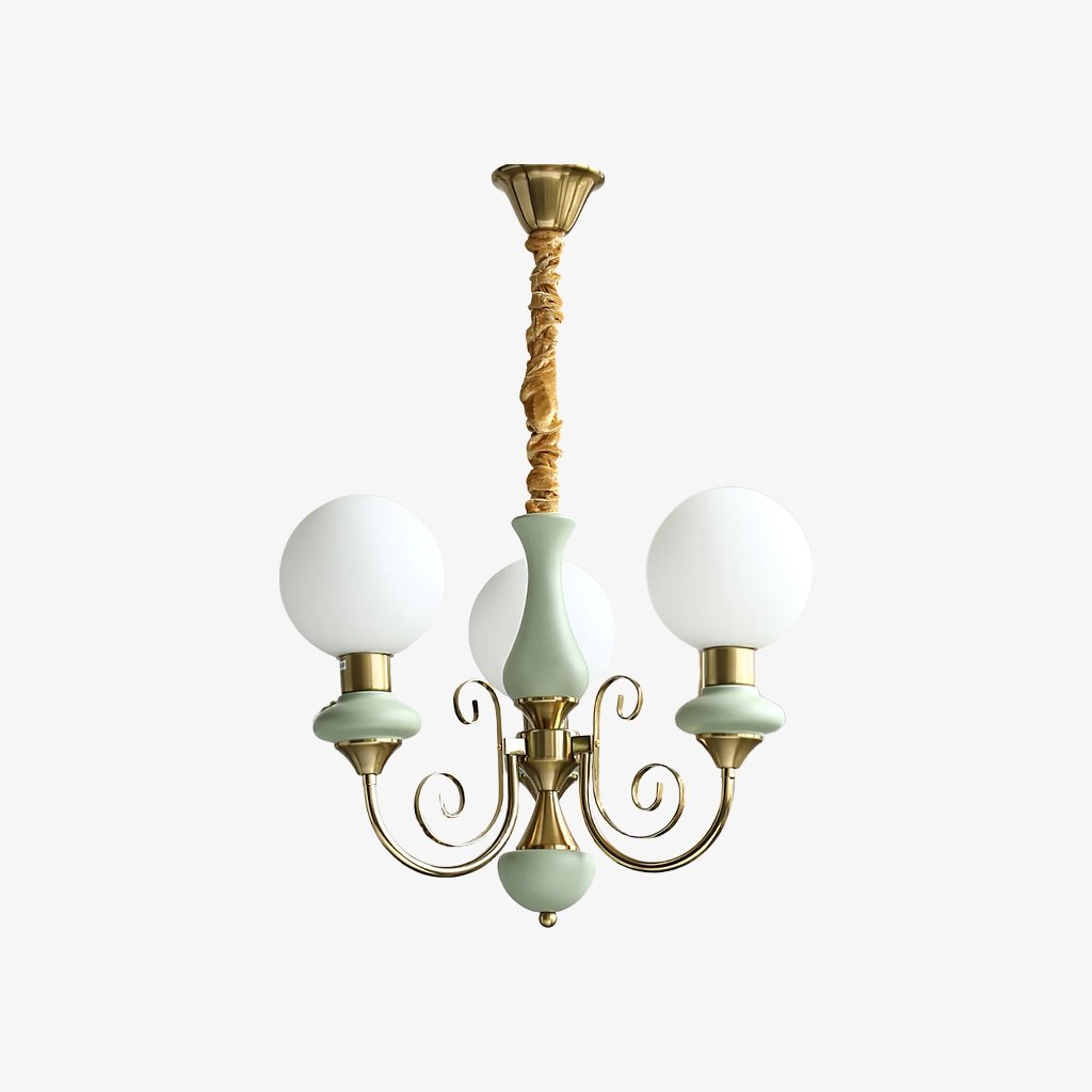 Radiara Modern Luxury Stone Sphere Chandelier Sculptural Layered Design for Living Room and Foyer | Souliia