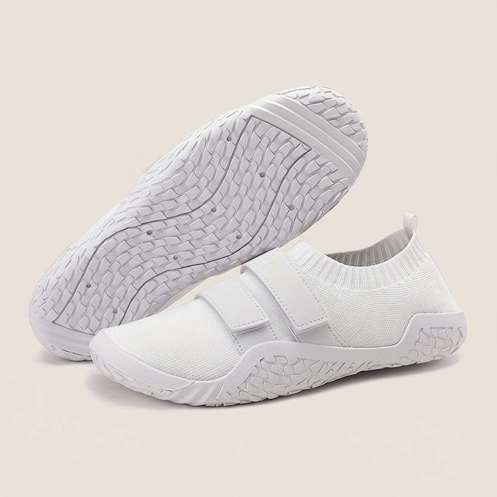 Ironstance Flat Sole Shoes — Breathable Fabric Upper, Balanced Platform