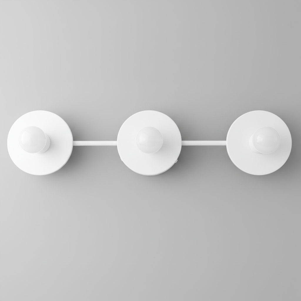 Radiro Globe Spherical Vanity Light – Modern 3-Light Bathroom Fixture | Souliia