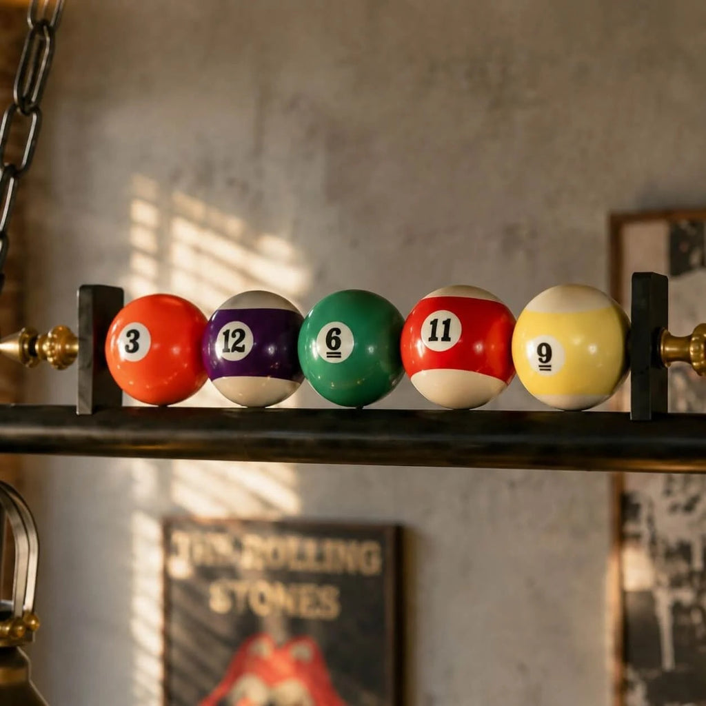 Vintage Industrial Billiard Pendant Light with Glass or Iron Shades | Souliia