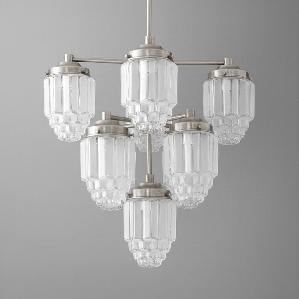 Tierlux Glas Wolkenkratzer-Kugel Kronleuchter – Moderne Mehrarm-Kugelleuchte für Wohn- & Esszimmer | Souliia