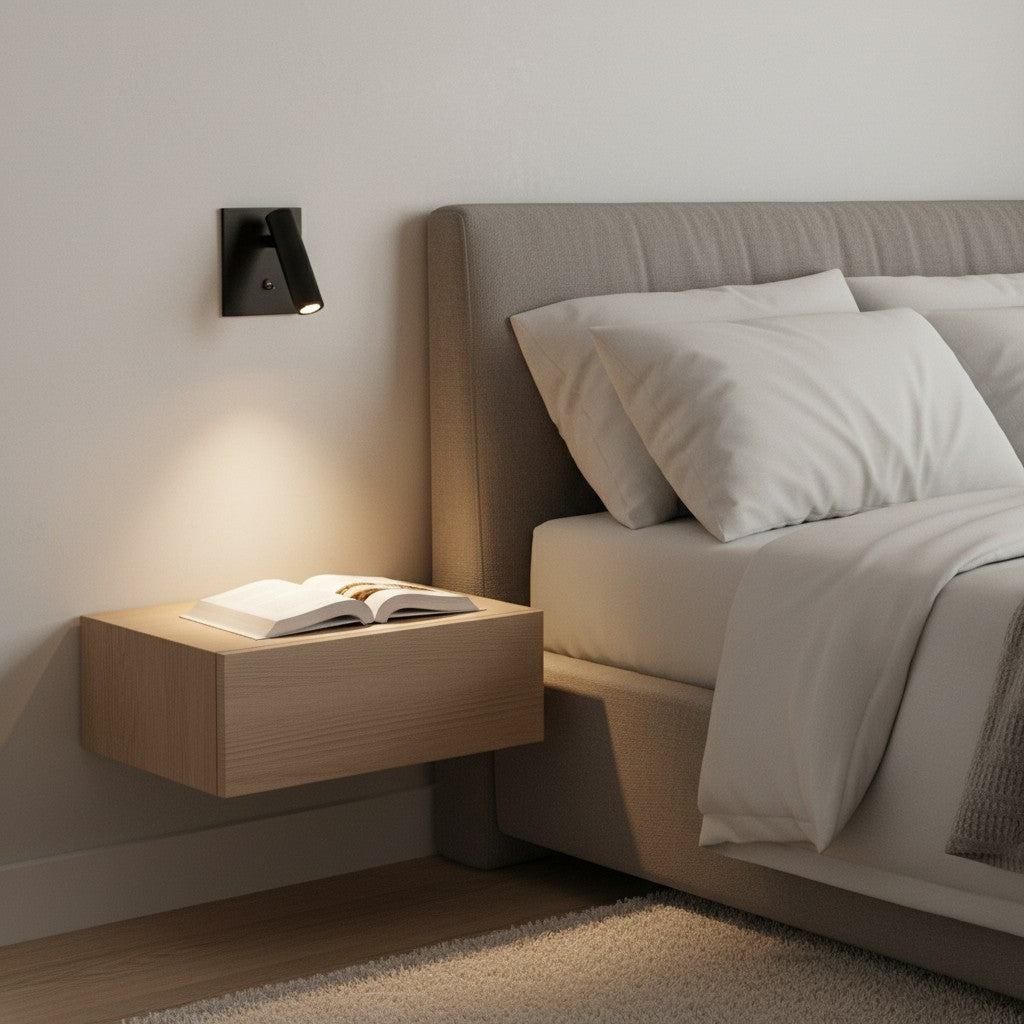 Slimlux Rotatable Minimal Aluminum LED Wall Sconce - Hallway Accent Glow | Souliia