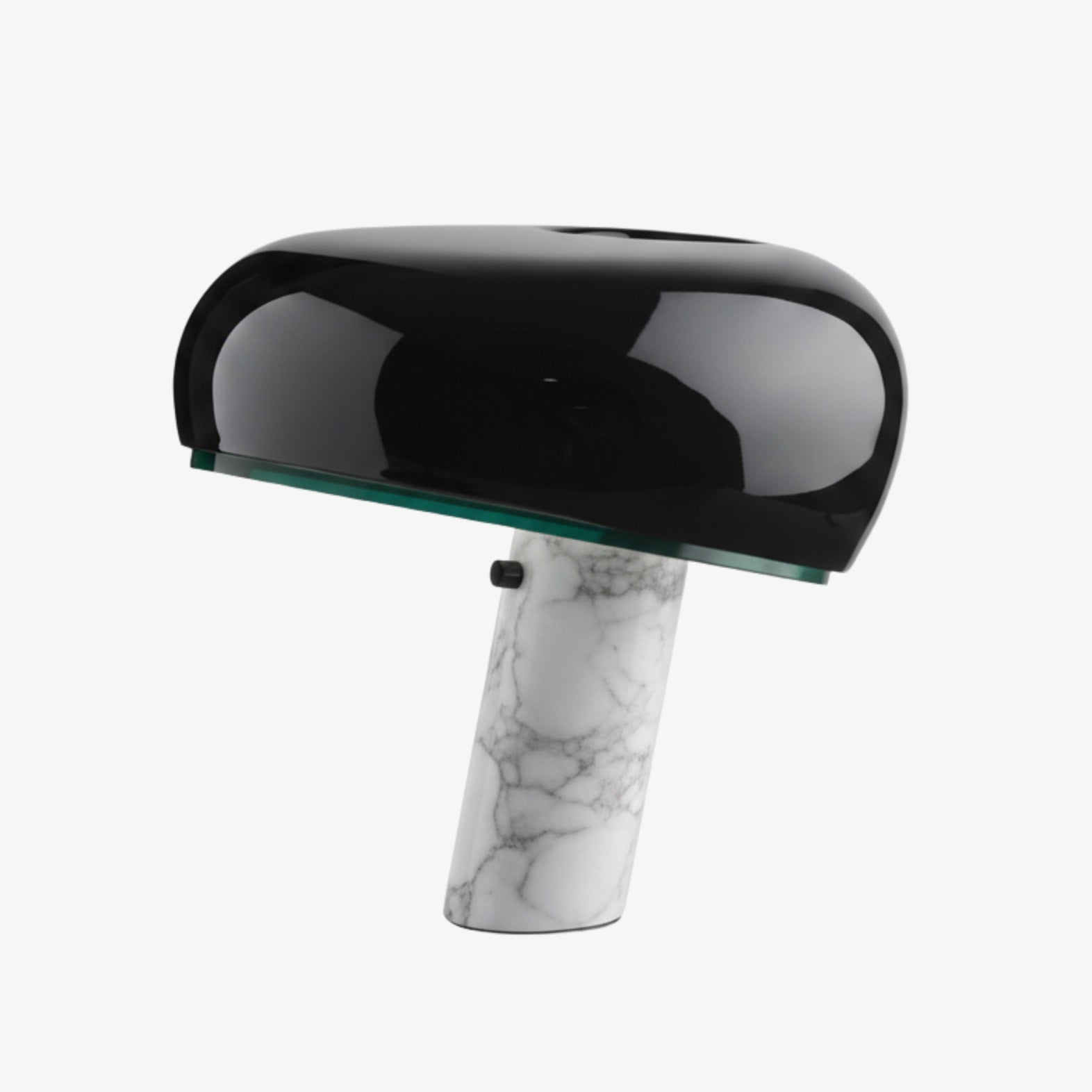 Slantia Amusing Ploy Table Lamp - Glass Shade and Marble Base Design for Living Room or Bedroom N45 | Souliia