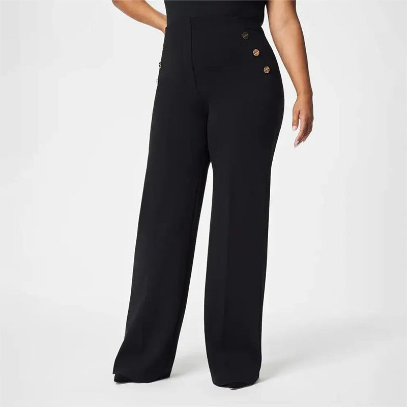 VeloraFlow Wide-Leg Pants — Sculpt Your Shape with All-Day Freedom and Effortless Elegance - Souliia