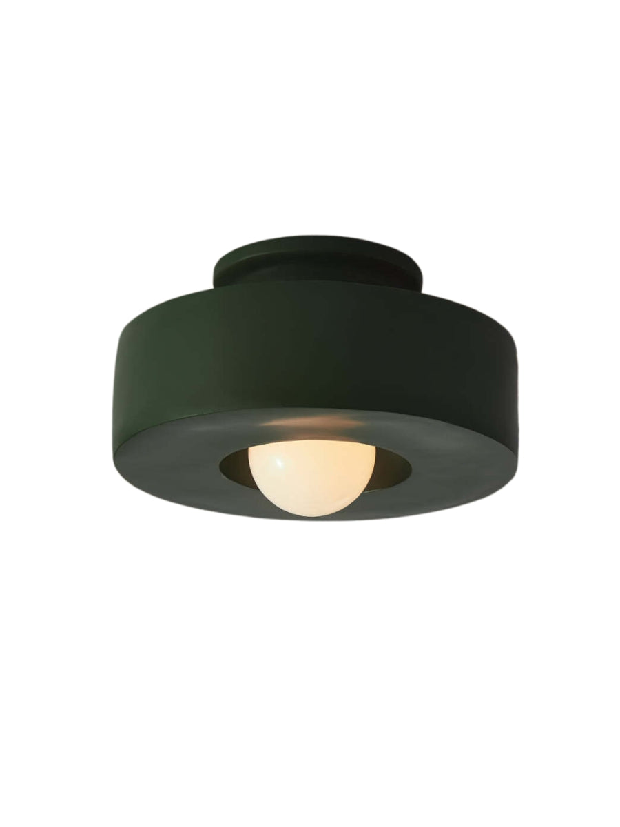 Resinova taklampa i harts – kraftig cylindrisk modern utanpåliggande armatur | Souliia