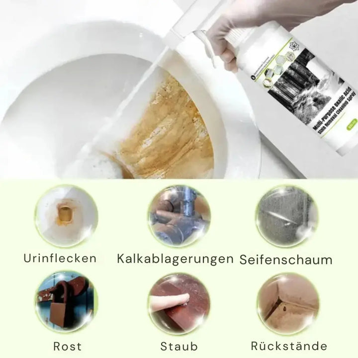 Shine Spray – Transforms Stubborn Limescale and Rust to a Radiant Shine Without Scrubbing - Souliia