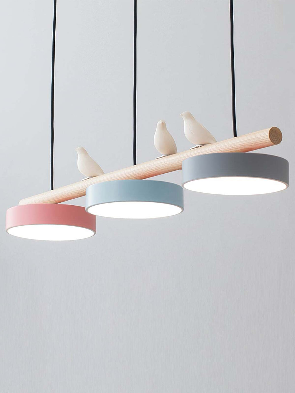 Sienna Bird Pendant Lamp - Wood Design for Scandinavian Kitchen Islands | Souliia
