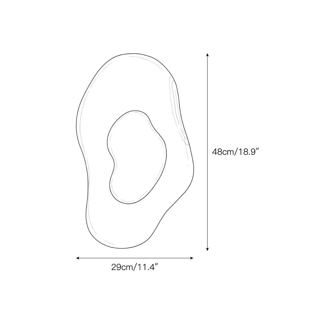 Applique Oyster in onice martellato | Souliia