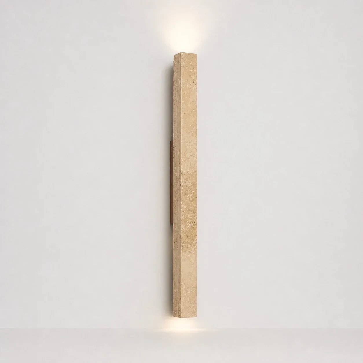 Stone Linear Wall Sconce, Up Down Wall Light for Hallway, Vanity, Bedroom and Stairway | Souliia