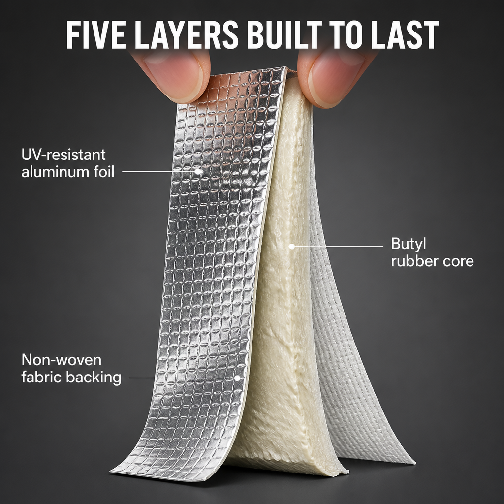 ShieldSeal — Lock Down Leaky Roofs, Pipes & Gutters With Pro-Grade Butyl - Souliia