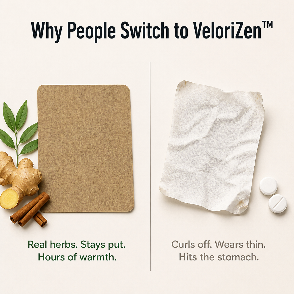 VeloriZen — Calm Stubborn Knee, Back & Shoulder Aches With Herbal Heat - Souliia