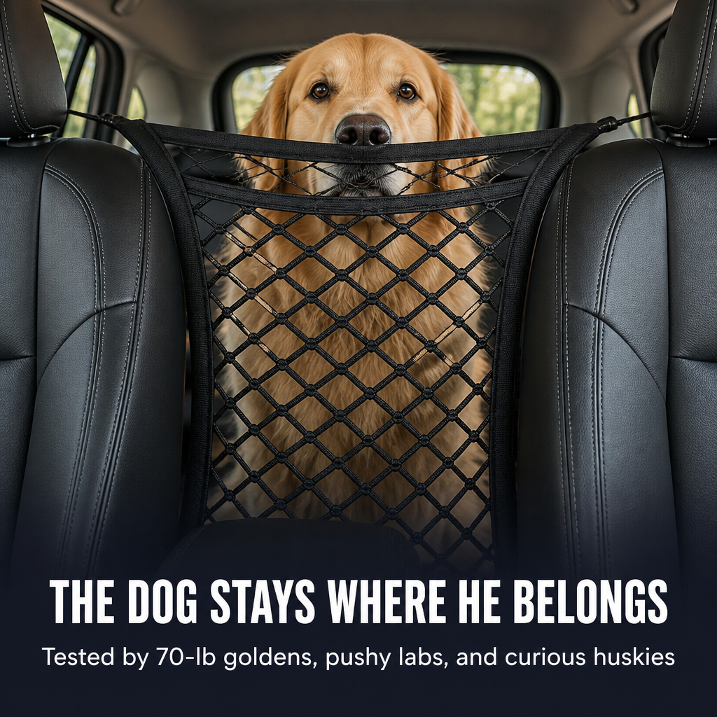 ShieldBarrier — Block Pets and Kids From Climbing Up Front While You Drive - Souliia
