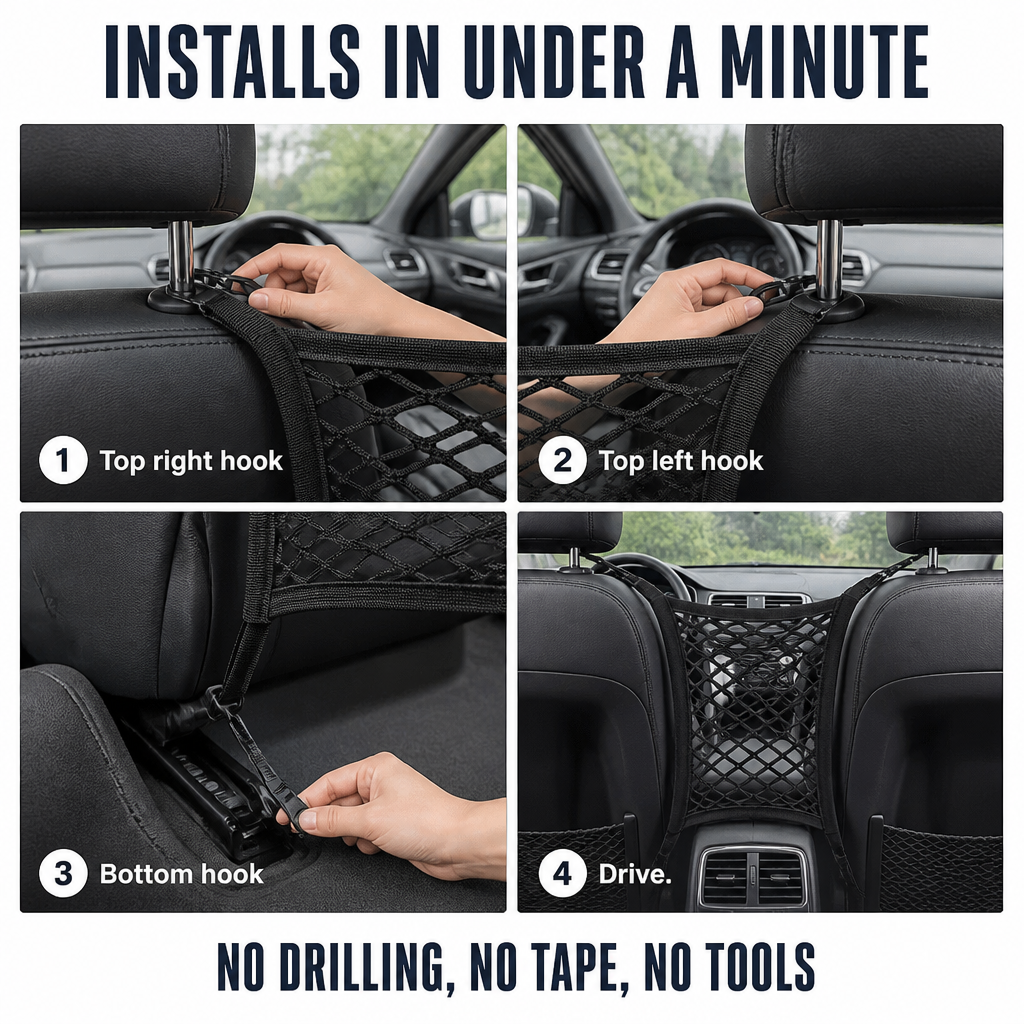 ShieldBarrier — Block Pets and Kids From Climbing Up Front While You Drive - Souliia