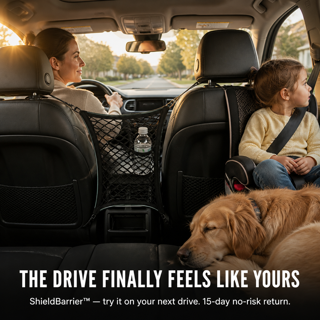 ShieldBarrier — Block Pets and Kids From Climbing Up Front While You Drive - Souliia
