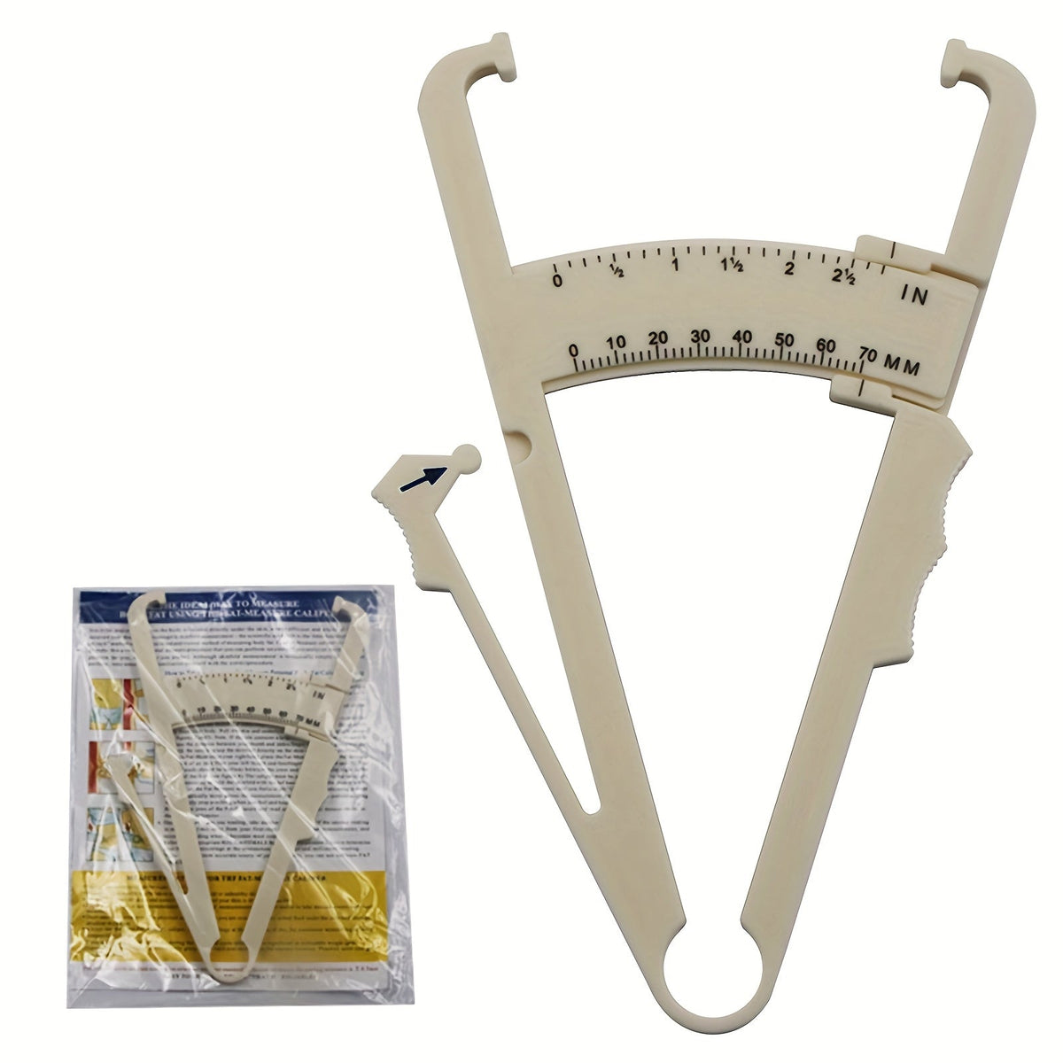 Caliperfit Body Fat Caliper — Precision Pinch-and-Read Skinfold Gauge