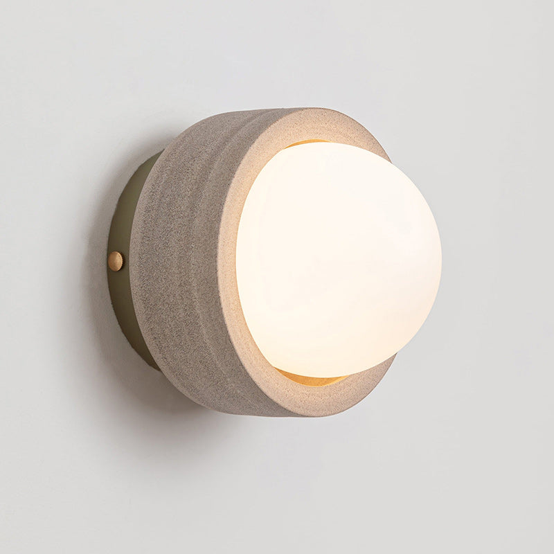 Pearla Travertine Wall Lamp | Souliia