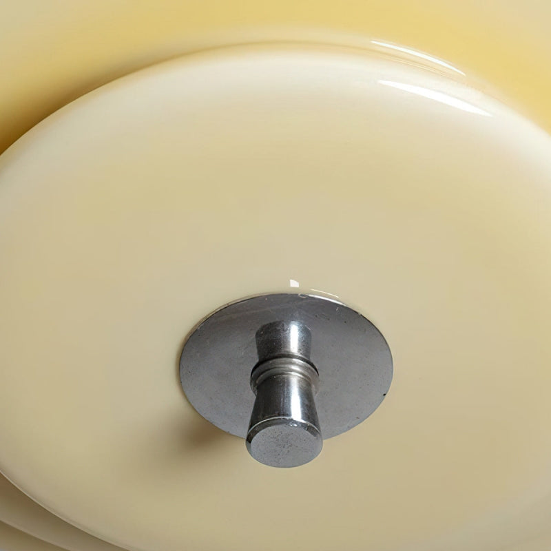 Mallew Flush Mount Ceiling Light – Layered Wave Silhouette Vintage Style Lamp for Indoor Use | Souliia