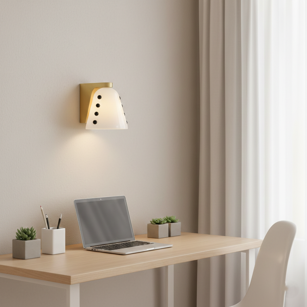 Makki Moderne Keramik Minimalistische Wandleuchte | Souliia