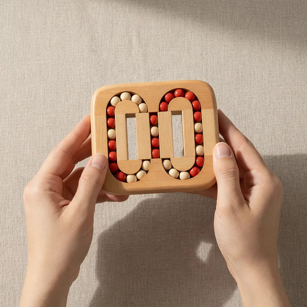 Jeu de puzzle rotatif en bois - Souliia