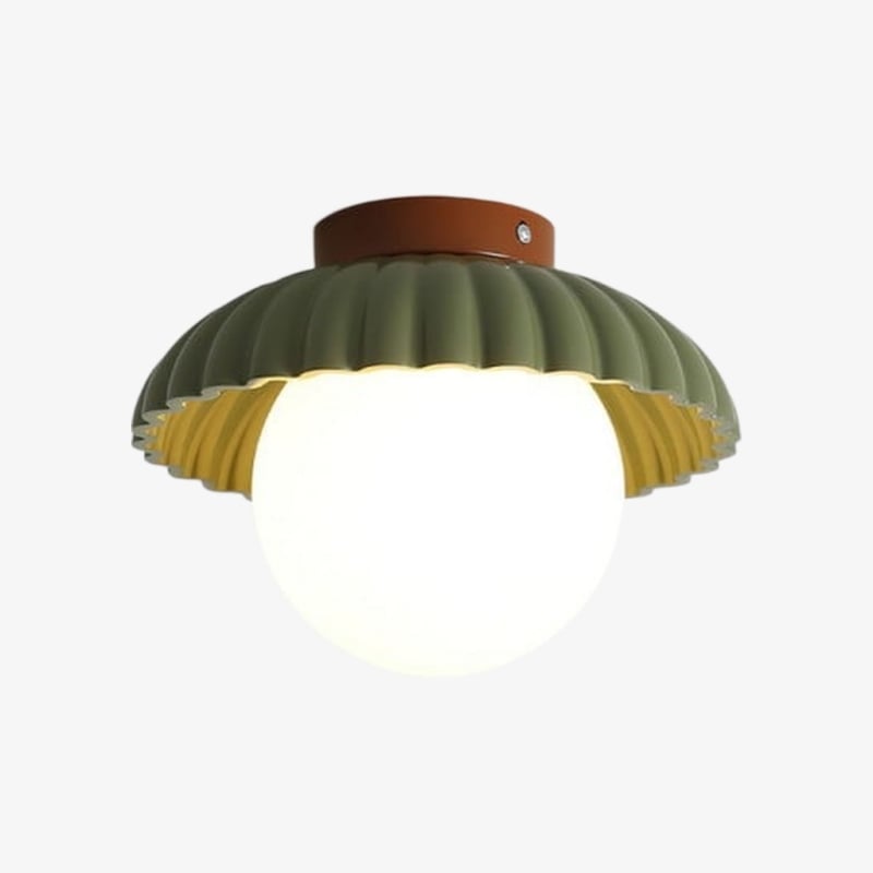 Orbion Sculptural Ring Ceiling Light – Retro Futuristic Design Decorative Ceiling Lamp N55 | Souliia