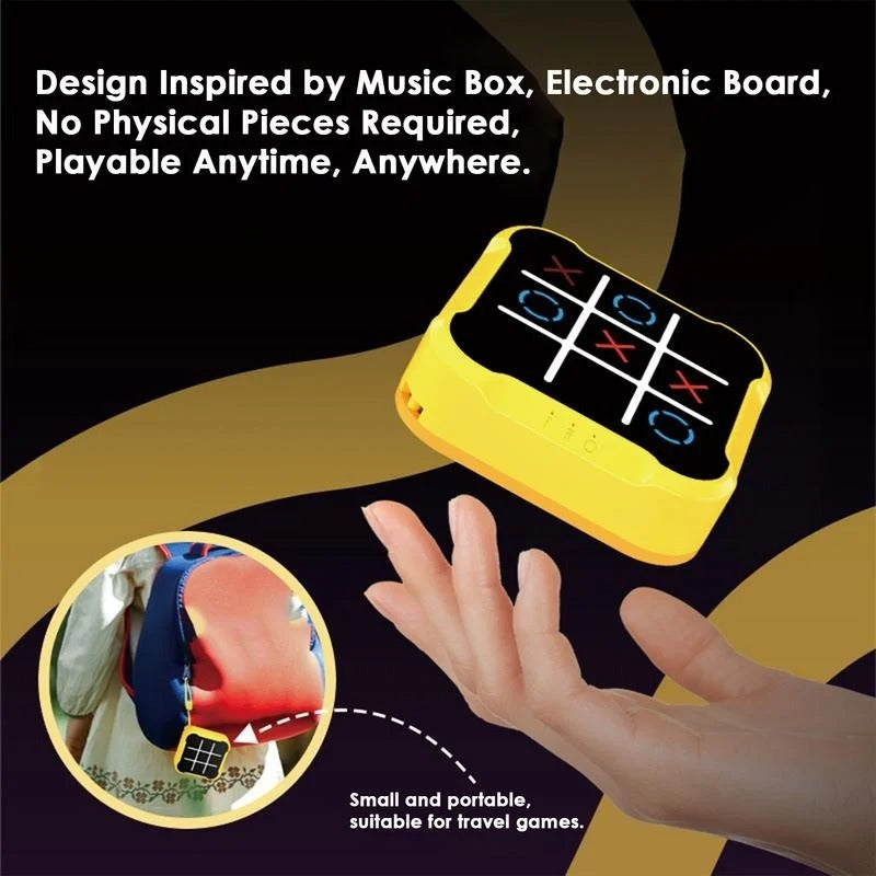 Electronic Tic Tac Toe Board Game — 9 Progressive Challenges
