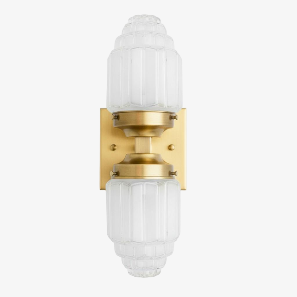 Tierlux Glass Globe Wall Sconce – Metal & Glass Lamp for Living Room or Bathroom | Souliia
