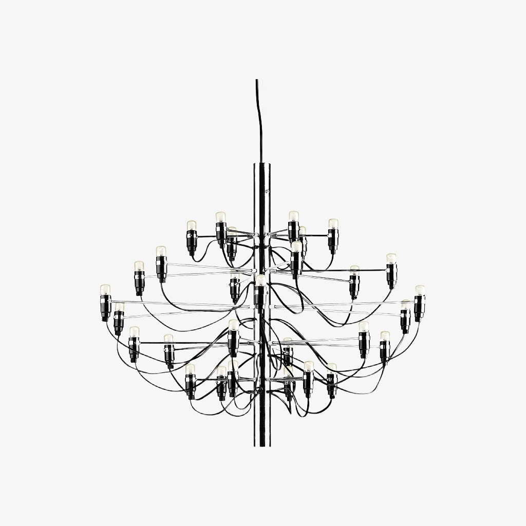 Tendrila zeitgenössischer Mehrfach-Licht-Kronleuchter - Industrie-inspiriertes Design Metallaufhängung für Lounges N01 | Souliia