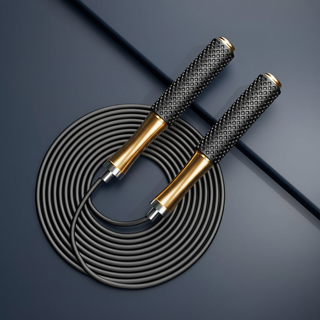 SpeedLock Adjustable Weighted Jump Rope — Engineered Balance Design