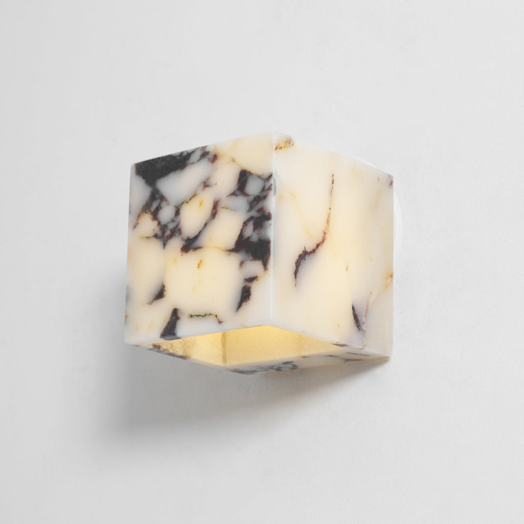 Square Marble Wall Lamp | Souliia