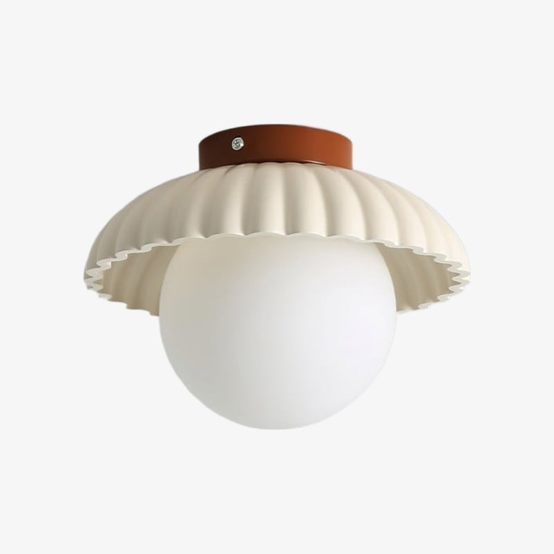 Orbion Sculptural Ring Ceiling Light – Retro Futuristic Design Decorative Ceiling Lamp N55 | Souliia
