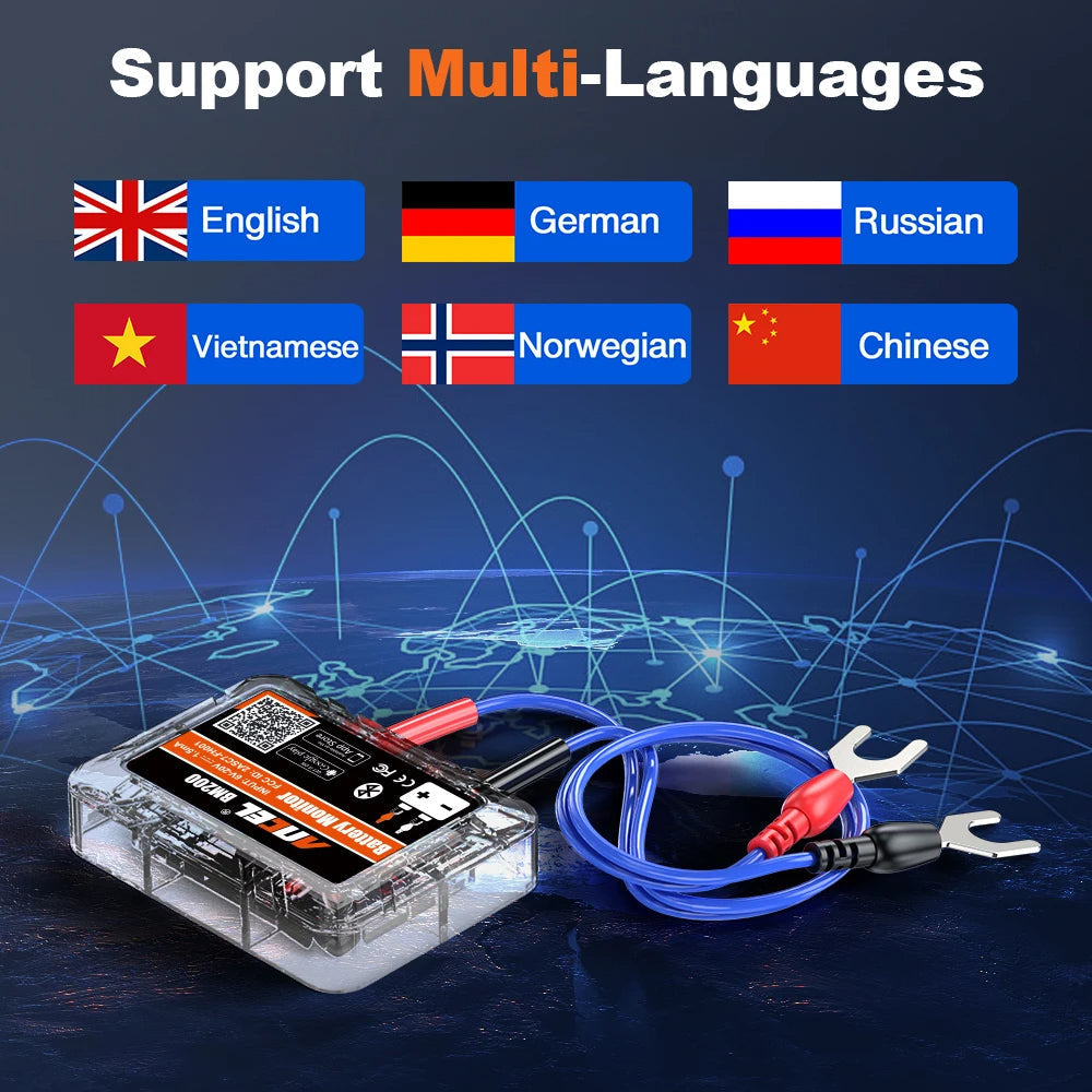 Intelligenter Autobatterietester - Bluetooth-Echtzeit-Zustandsüberwachung