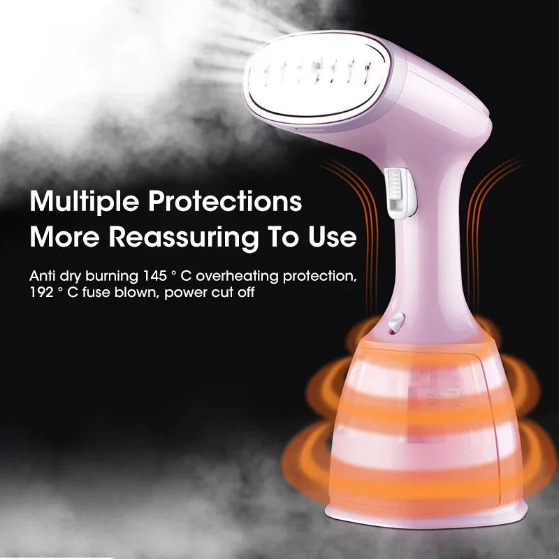 Vaporizador de roupa portátil de 1500W — Removedor portátil de vincos