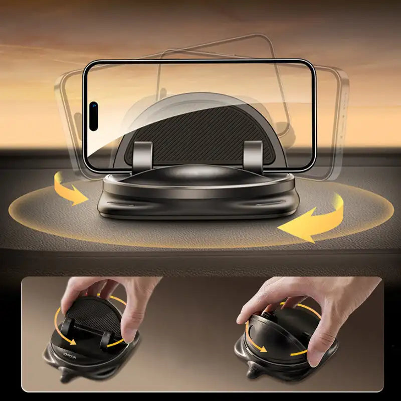 Universal Car Phone Mount – 360° Rotating Dashboard and Vent Holder - Souliia