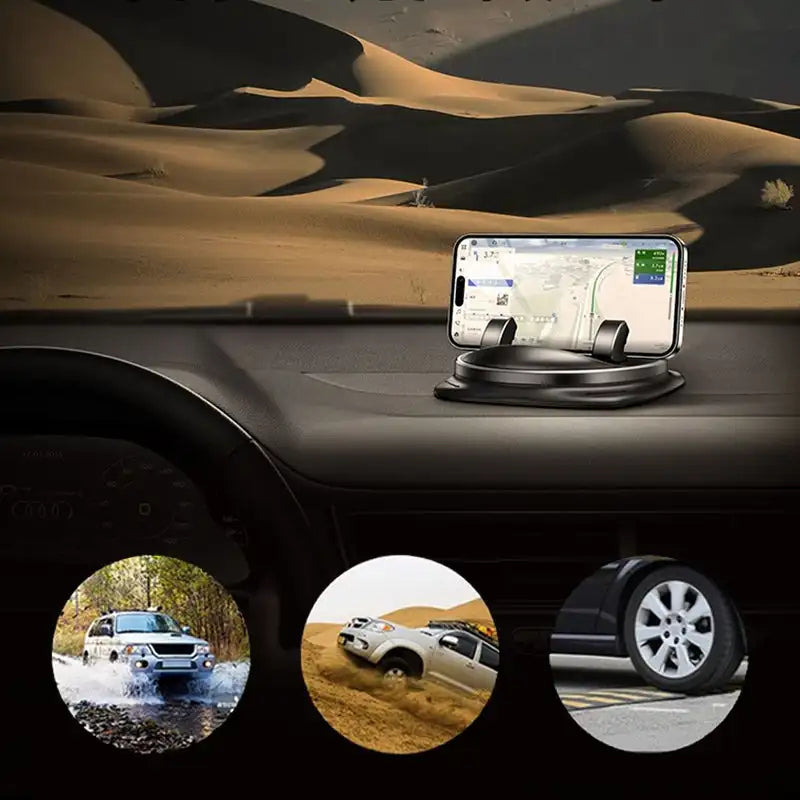 Universal Car Phone Mount – 360° Rotating Dashboard and Vent Holder - Souliia