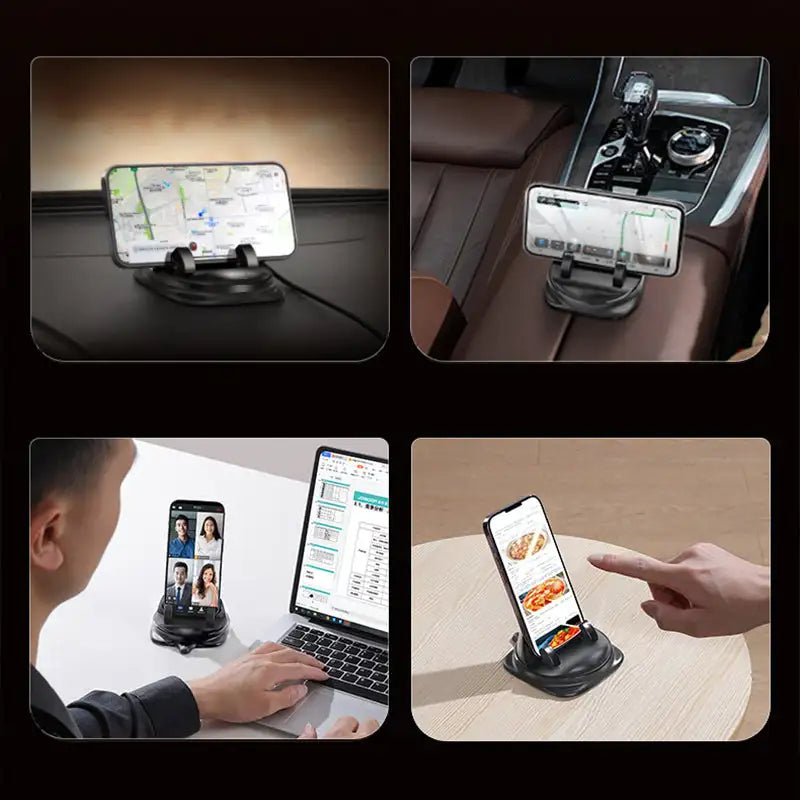 Universal Car Phone Mount – 360° Rotating Dashboard and Vent Holder - Souliia
