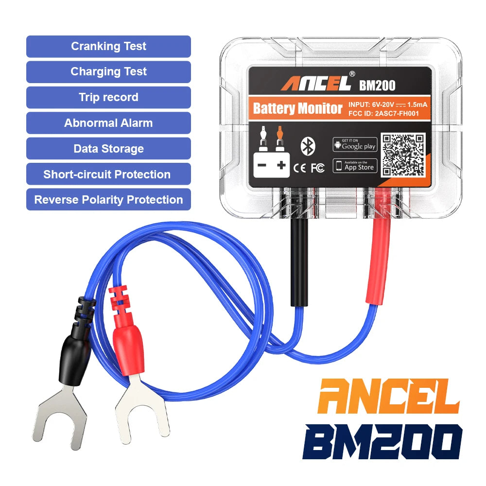 Intelligenter Autobatterietester - Bluetooth-Echtzeit-Zustandsüberwachung