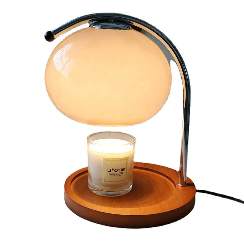 Lámpara retro calientacera para velas de vidrio — fundidor de cera sin llama