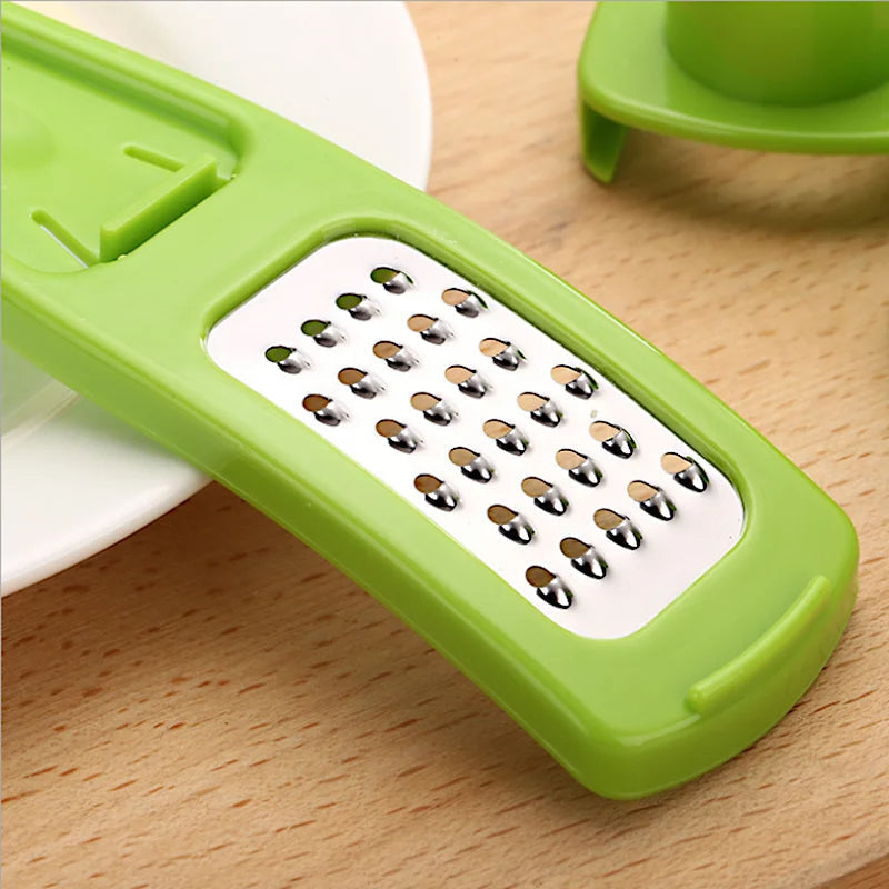 Manual Mini Garlic Press — Garlic and Ginger Crusher Tool