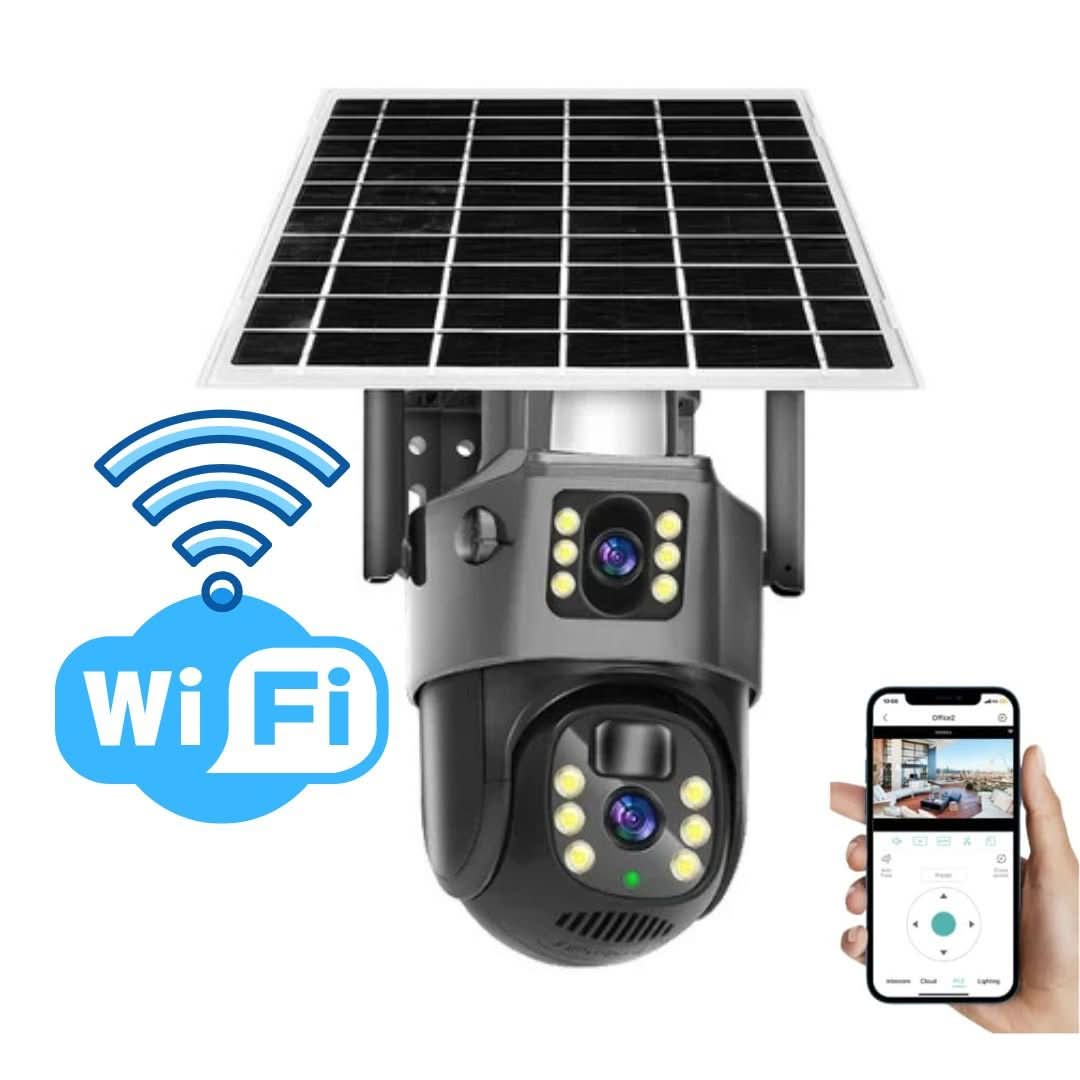 Wireless Outdoor Security Camera 4K with Solar Power and 10x Zoom - Souliia