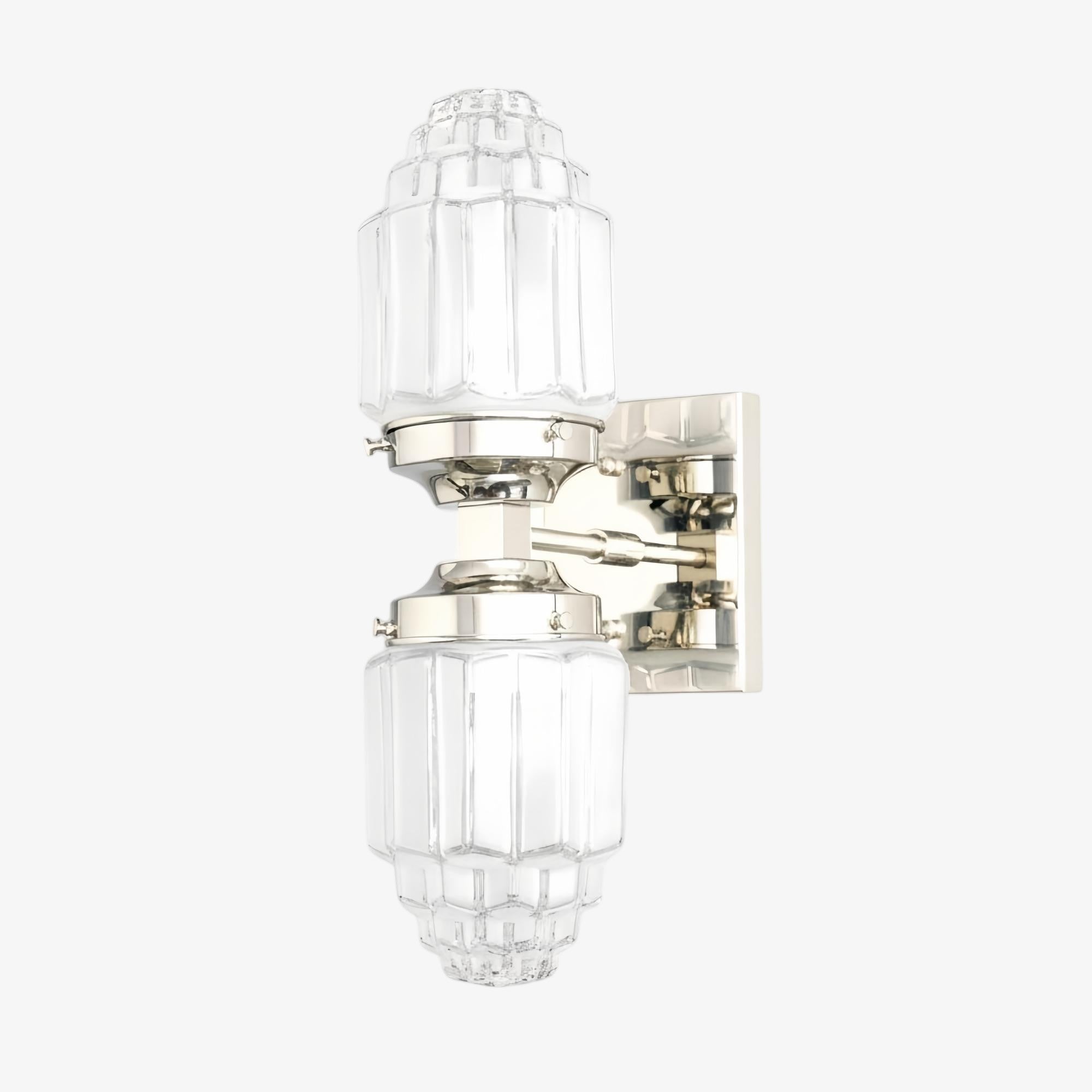Tierlux Glass Globe Wall Sconce – Metal & Glass Lamp for Living Room or Bathroom | Souliia
