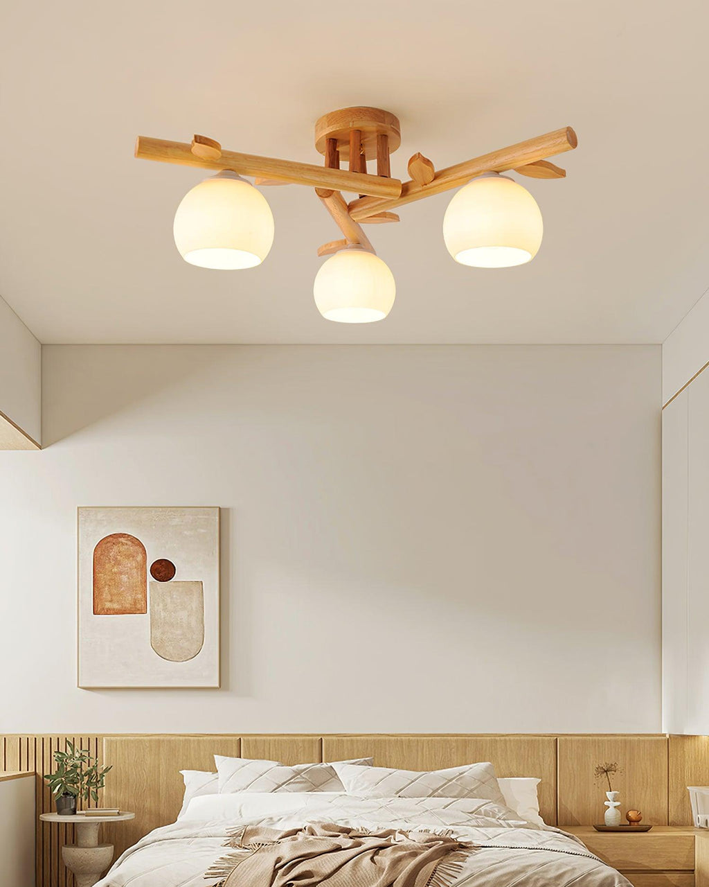 Tinsley Holz Deckenleuchte | Souliia