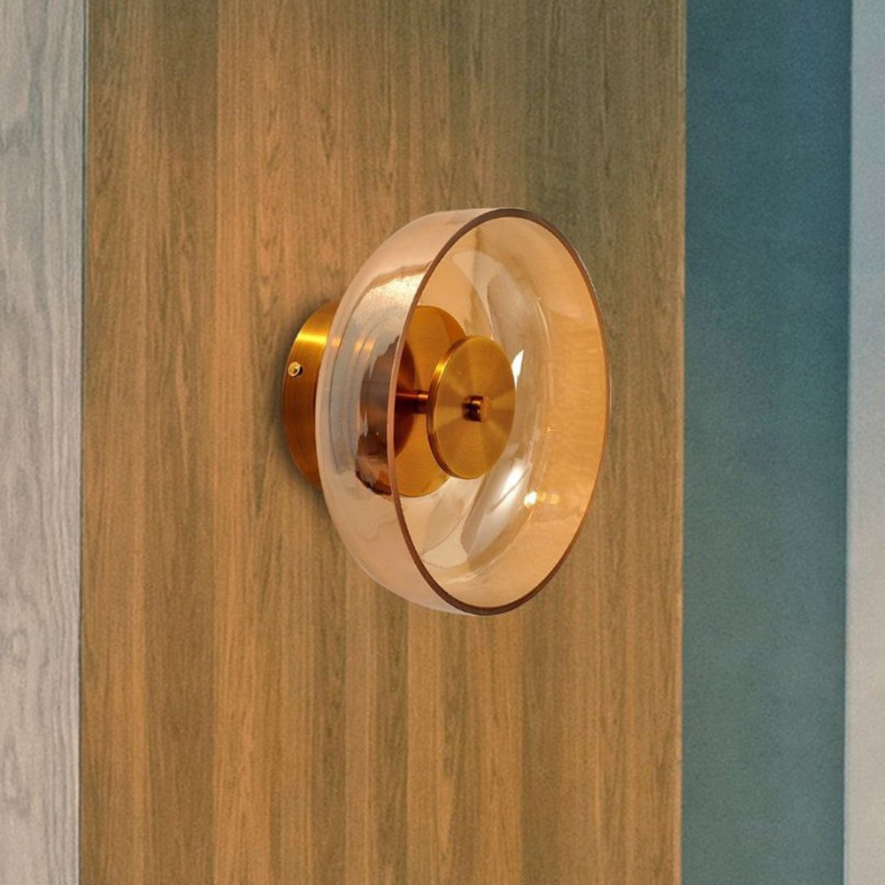 Das Schimmernde Leuchten Premium Minimalistische Messing Wandleuchte | Souliia